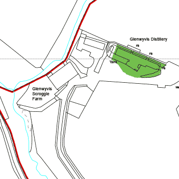 Map of Scroggie Farm estate